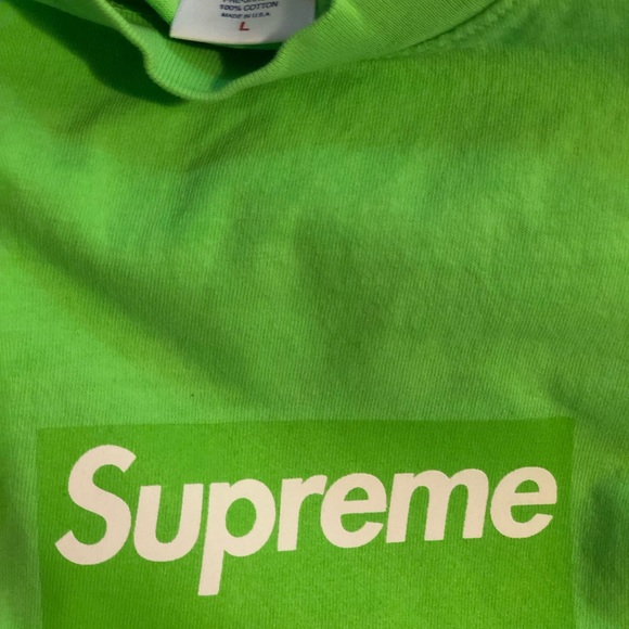 ASSPIZZA TRIPLE SUPREME BOX LOGO GREEN 2022 - Picture 4 of 4
